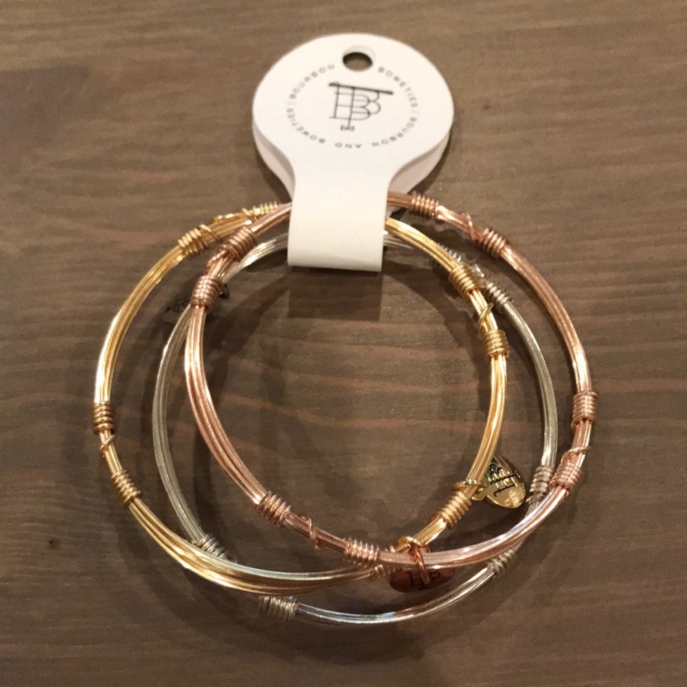 Bourbon and Bowties Multi Colored Bangle Stackers